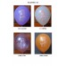 Peach Metallic Ballerina Design Printed Balloons